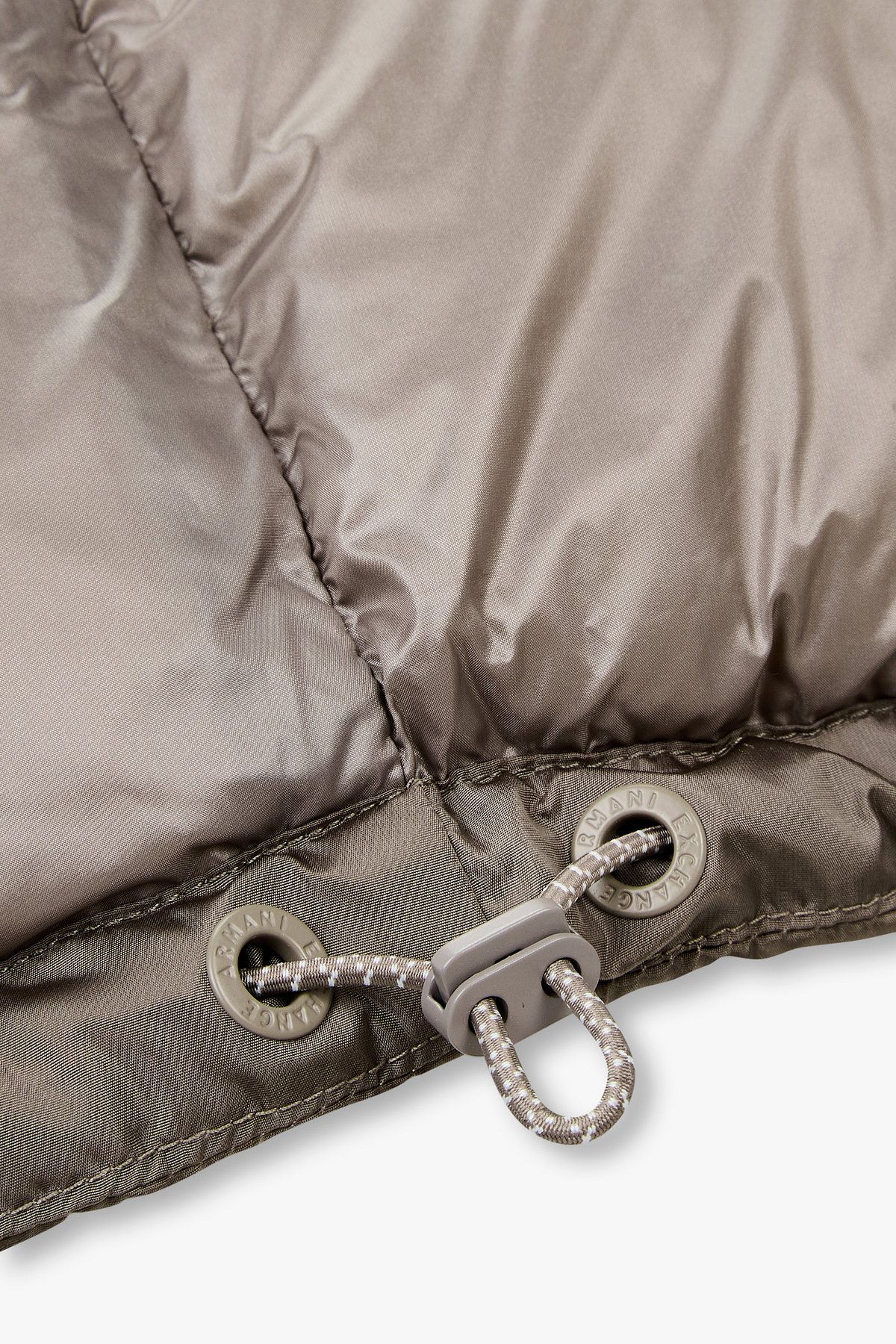 아르마니 익스체인지(ARMANI EXCHANGE) 남성 디태처블 후드 다운 패딩 자켓_카키 브라운 A415310001