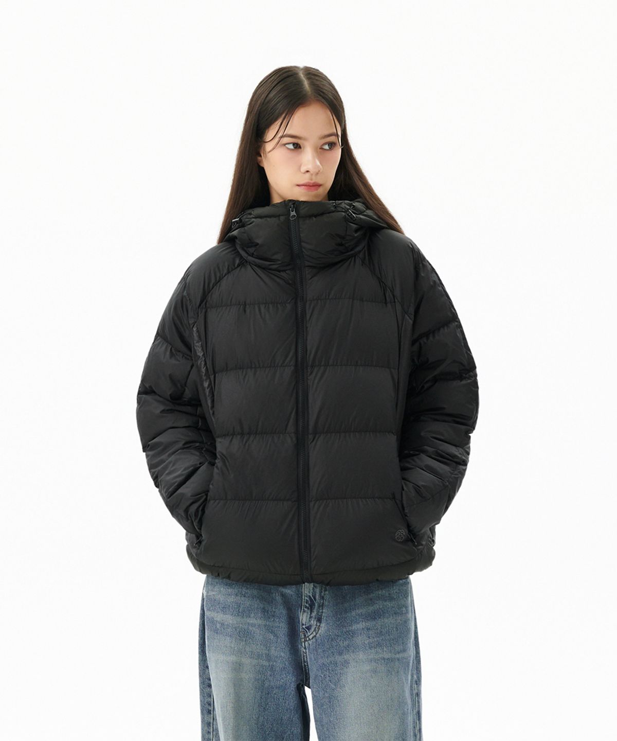 마하그리드(MAHAGRID) PANELED DOWN PUFFER BLACK(MG2FWMB901A)