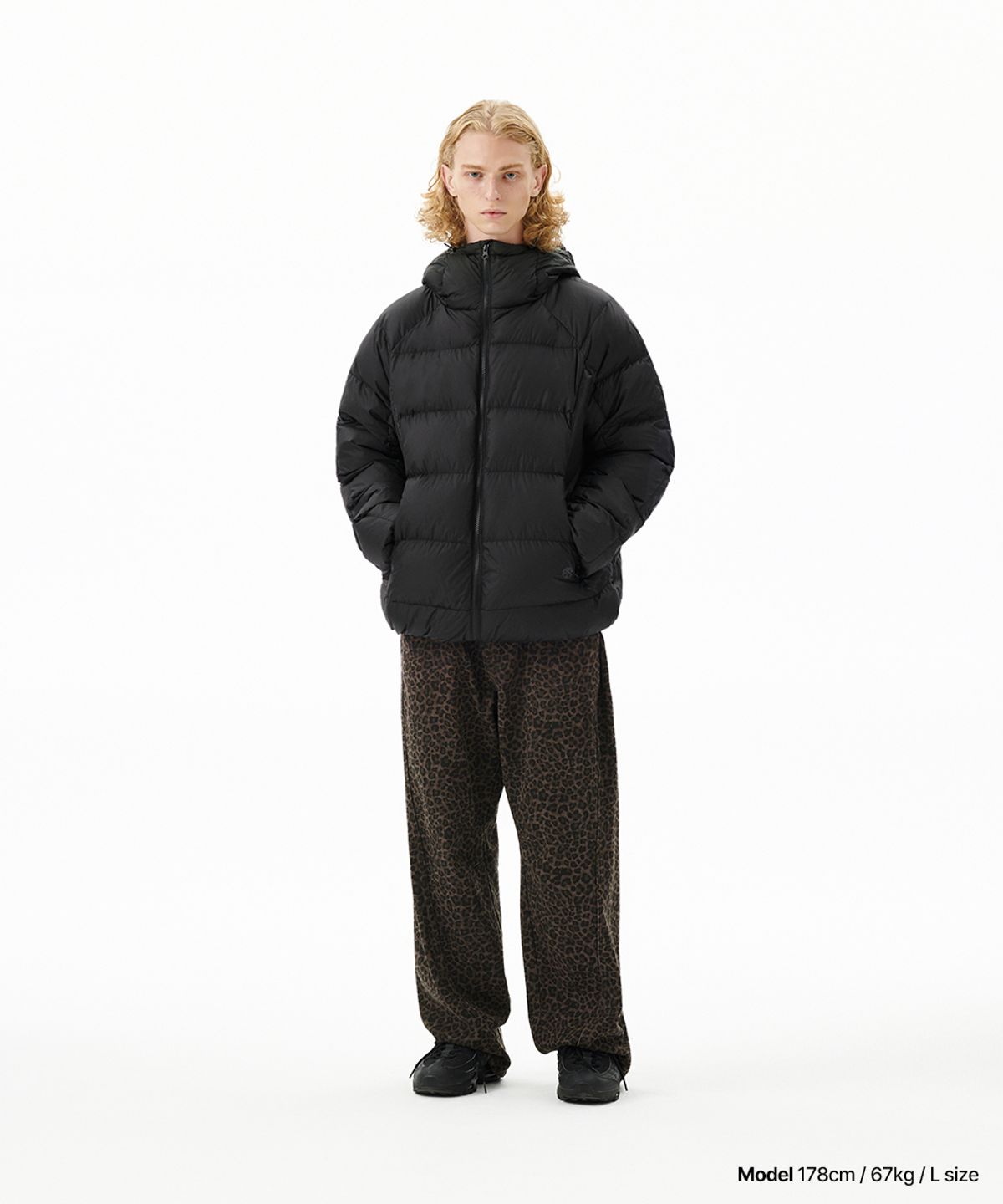 마하그리드(MAHAGRID) PANELED DOWN PUFFER BLACK(MG2FWMB901A)