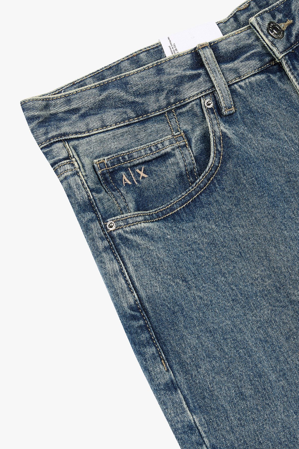 아르마니 익스체인지(ARMANI EXCHANGE) 남성 컴포트 슬림 핏 데님 팬츠_블루 A415340001