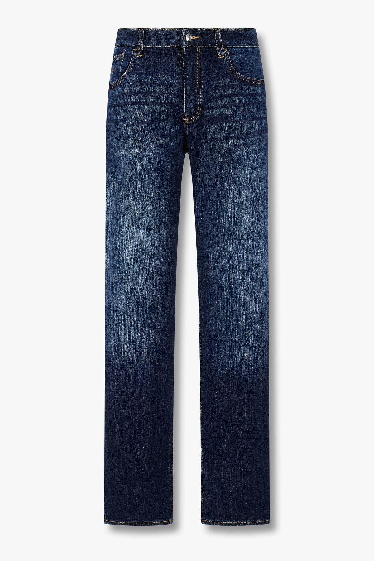 아르마니 익스체인지(ARMANI EXCHANGE) 남성 스트레이트 핏 데님 팬츠_다크블루 A415340006