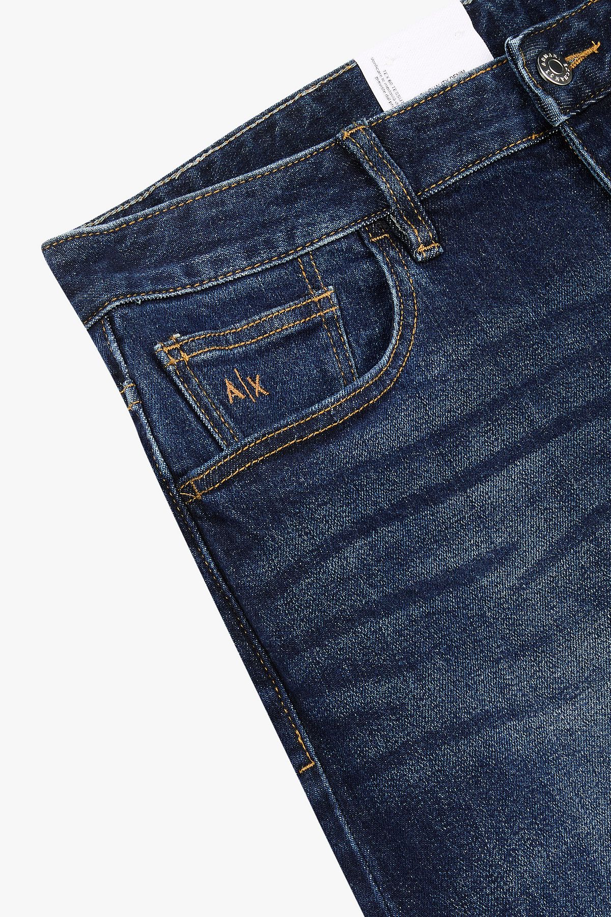 아르마니 익스체인지(ARMANI EXCHANGE) 남성 스트레이트 핏 데님 팬츠_다크블루 A415340006