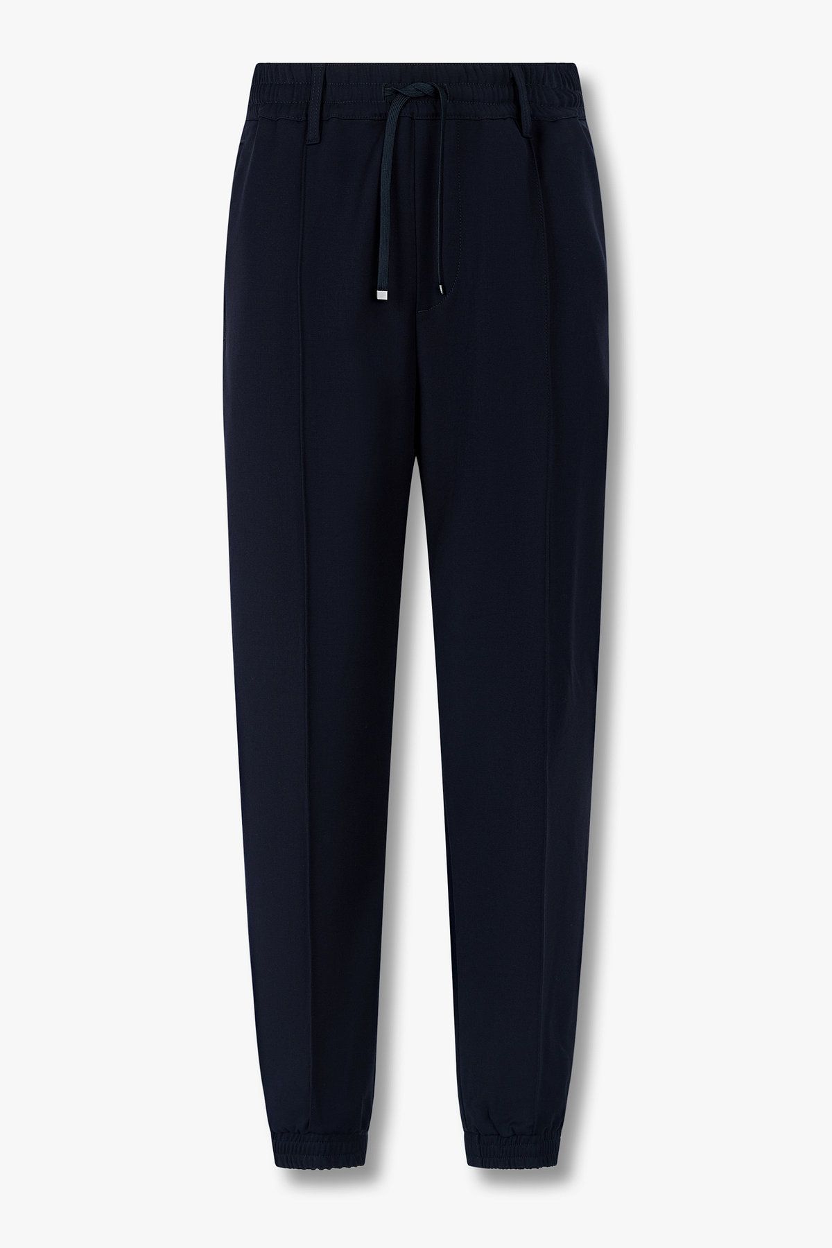 아르마니 익스체인지(ARMANI EXCHANGE) 남성 핀턱 드로스트링 조거 팬츠_다크 네이비 A415342009