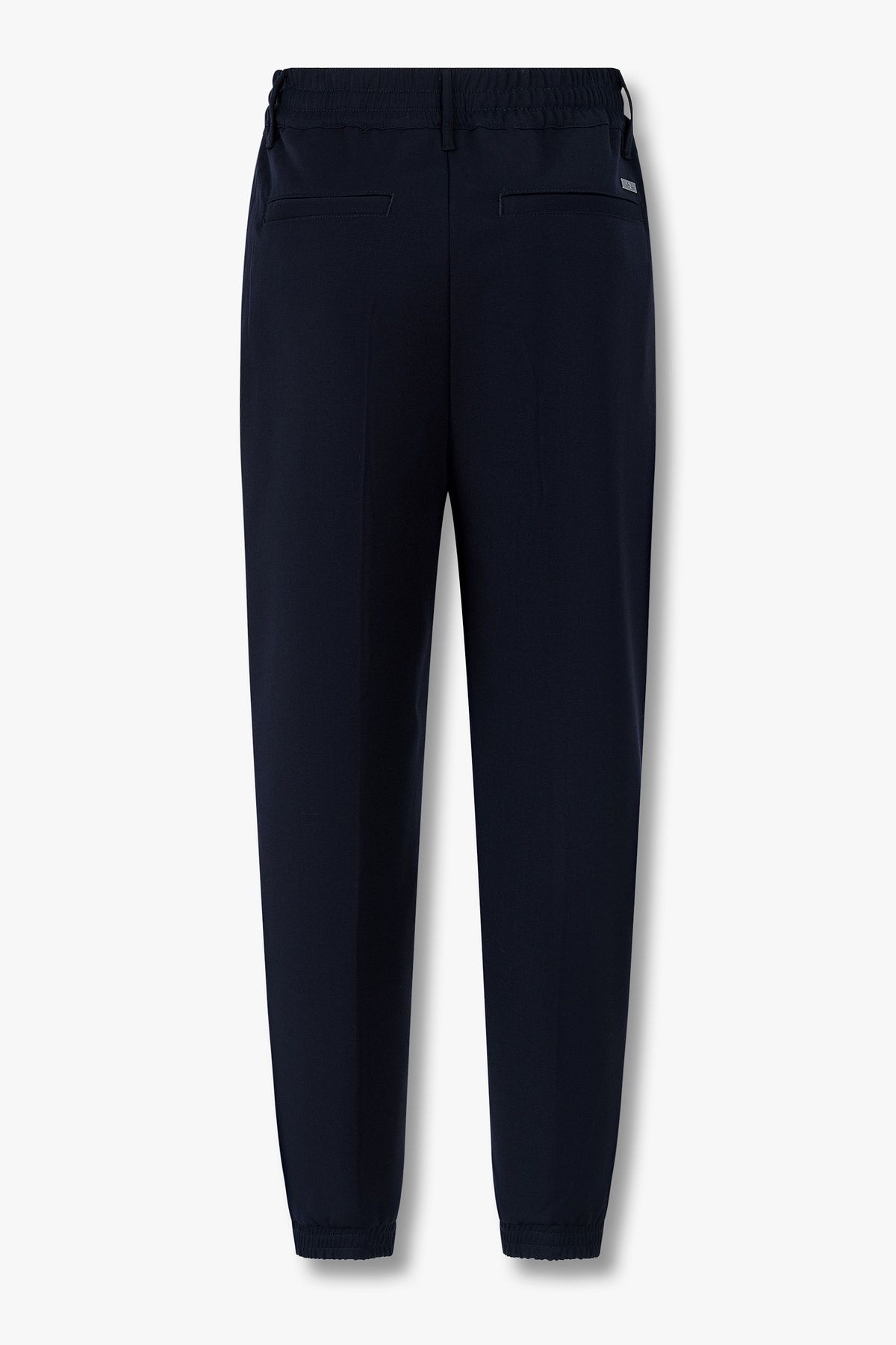 아르마니 익스체인지(ARMANI EXCHANGE) 남성 핀턱 드로스트링 조거 팬츠_다크 네이비 A415342009