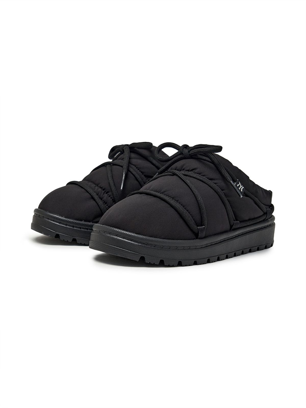 엠엘비(MLB) 플러쉬 패딩 뮬 레이스 NY (Black)