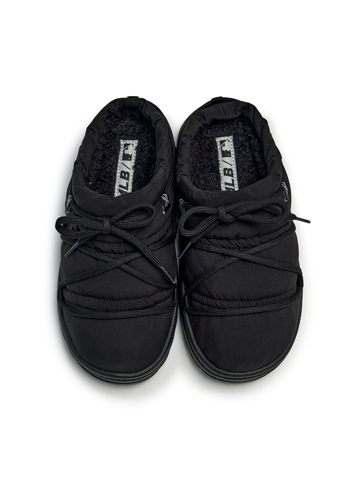 엠엘비(MLB) 플러쉬 패딩 뮬 레이스 NY (Black)