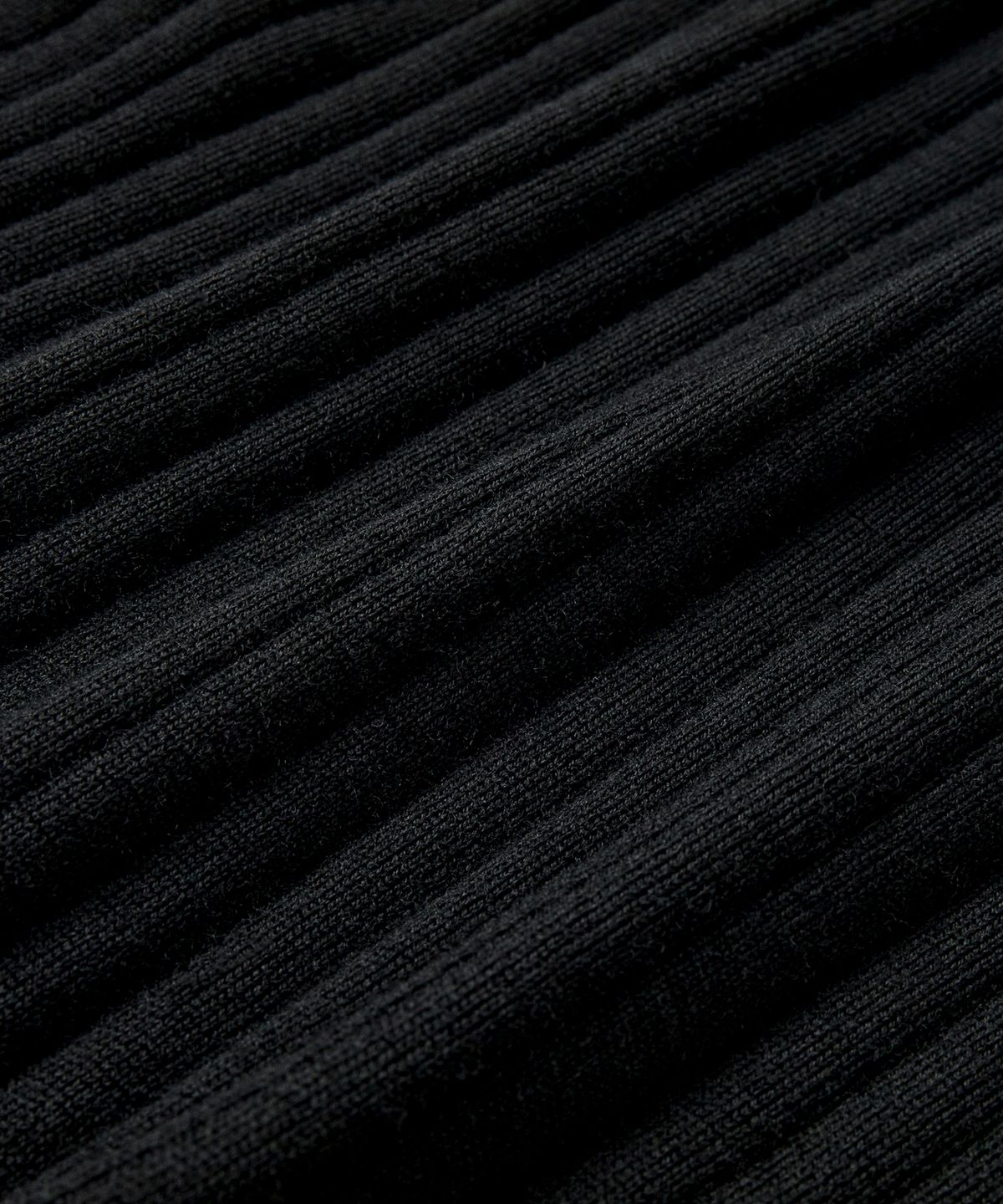 브랜디드(BRANDED) GRACE MERINO WOOL POLO KNIT [BLACK]