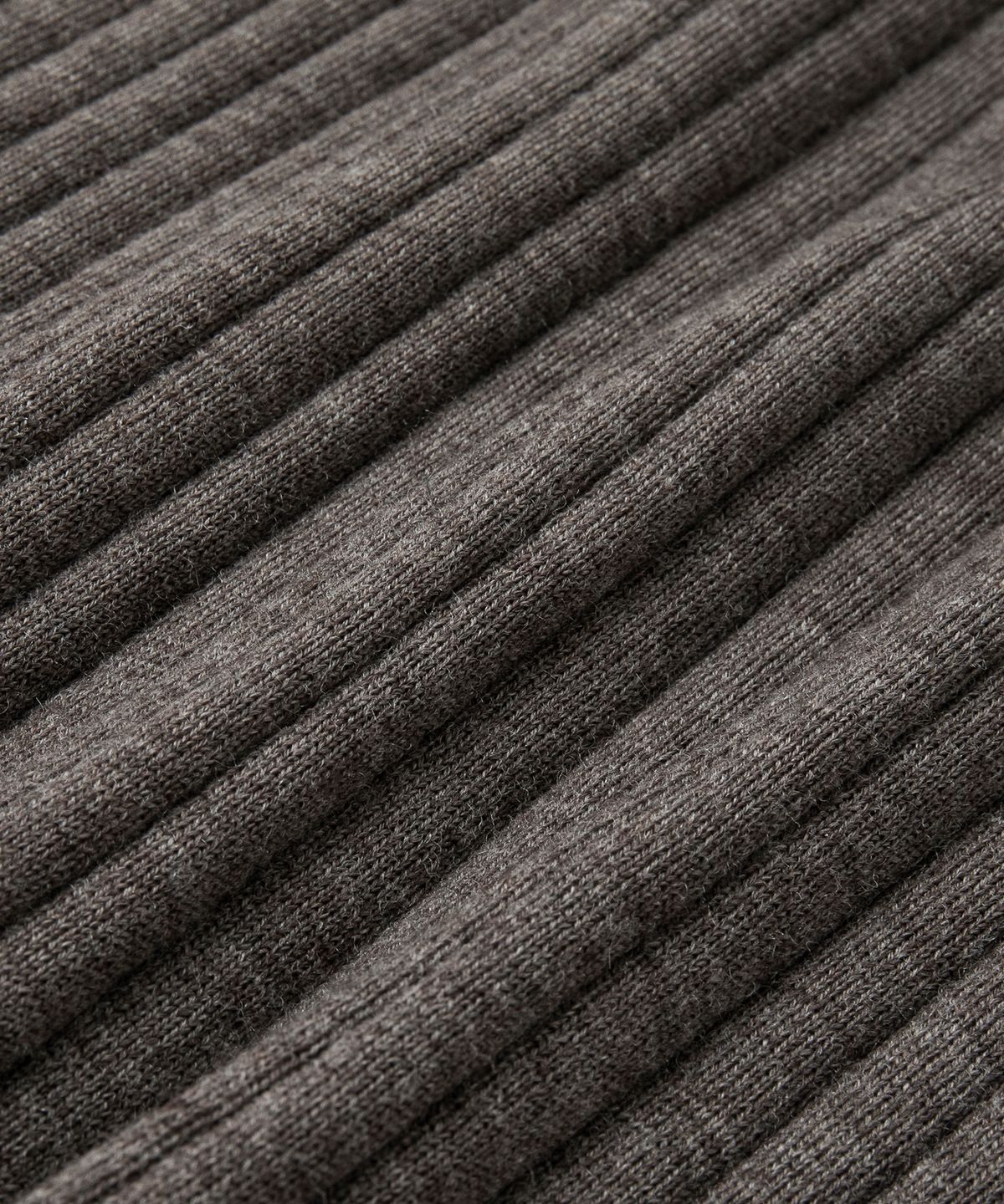 브랜디드(BRANDED) GRACE MERINO WOOL POLO KNIT [MELANGE BROWN]