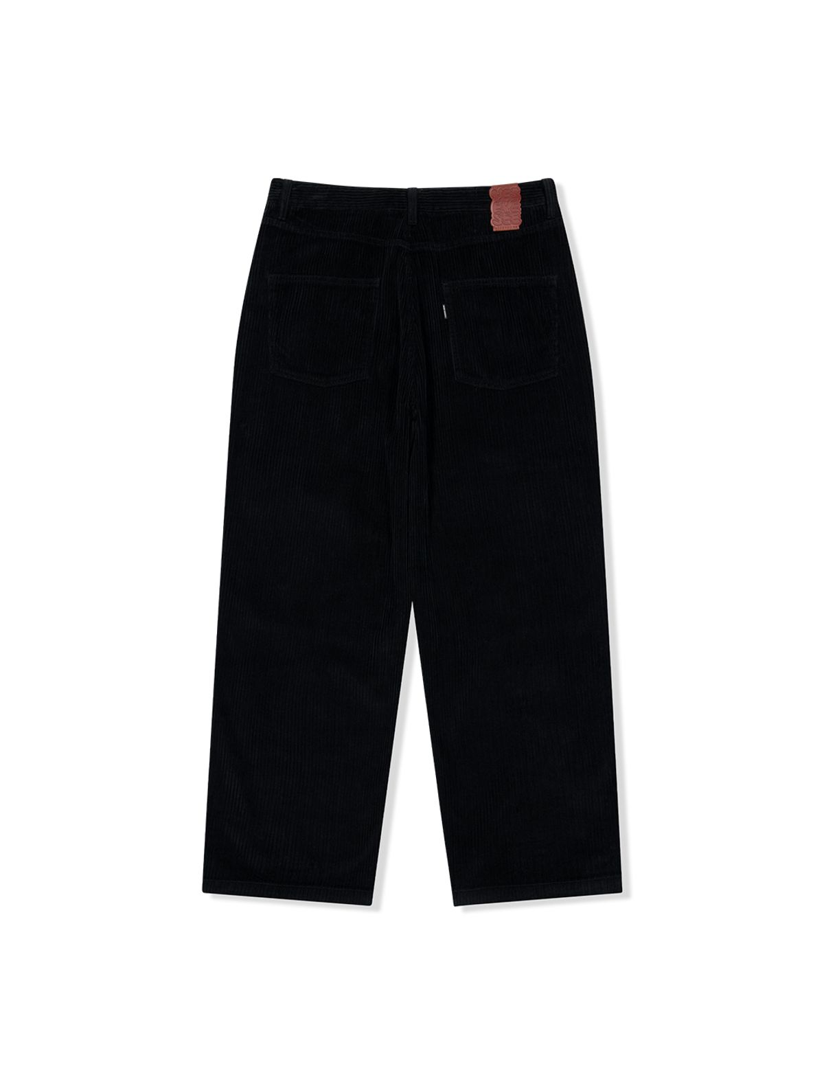예스아이씨(YESEYESEE) Double Knee Corduroy Pants Black