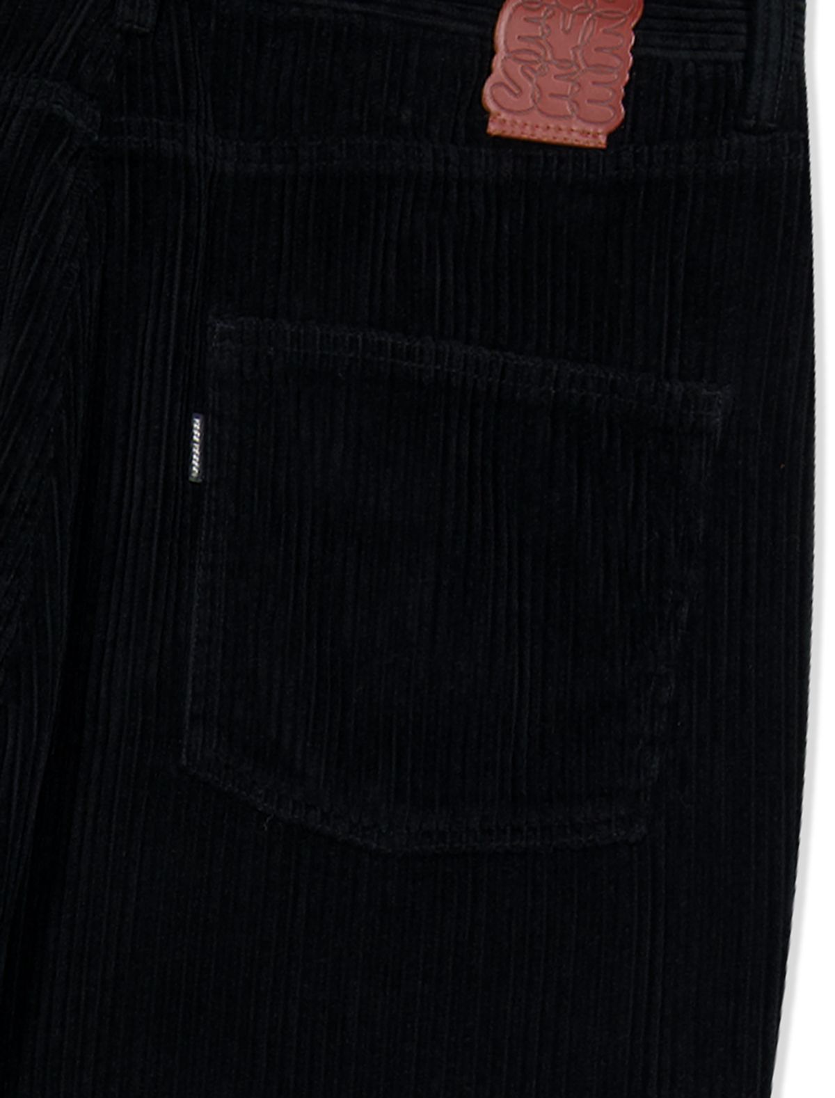 예스아이씨(YESEYESEE) Double Knee Corduroy Pants Black