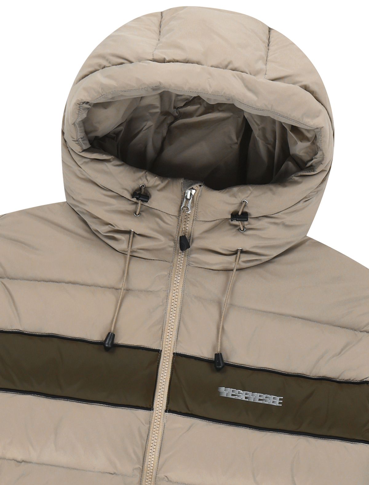 예스아이씨(YESEYESEE) Paneled Down Jacket Beige