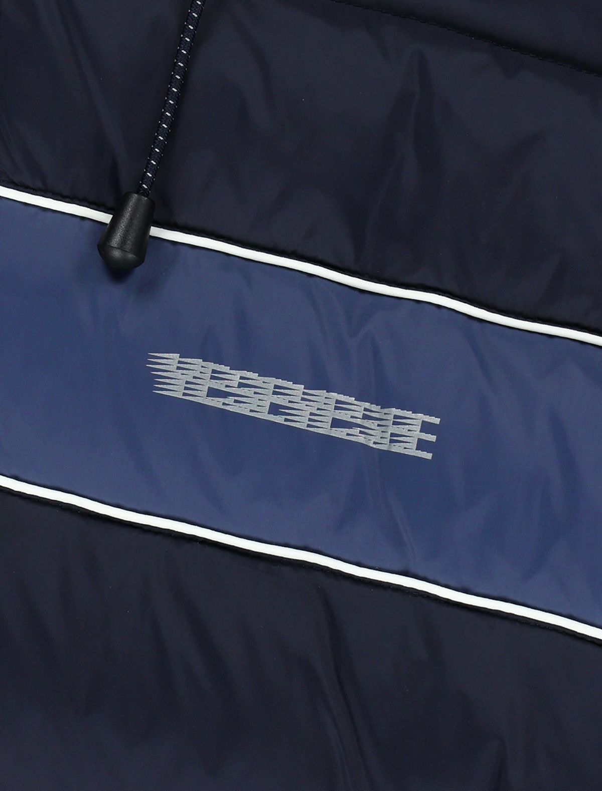예스아이씨(YESEYESEE) Paneled Down Jacket Navy