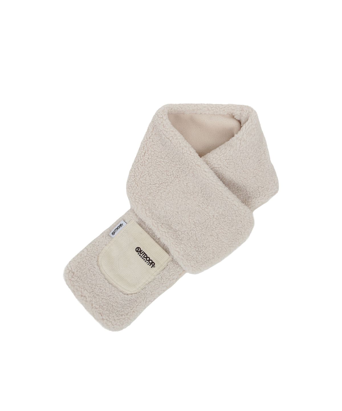 아웃도어 프로덕츠(OUTDOOR PRODUCTS) FLEECE POCKET MUFFLER (IVORY)
