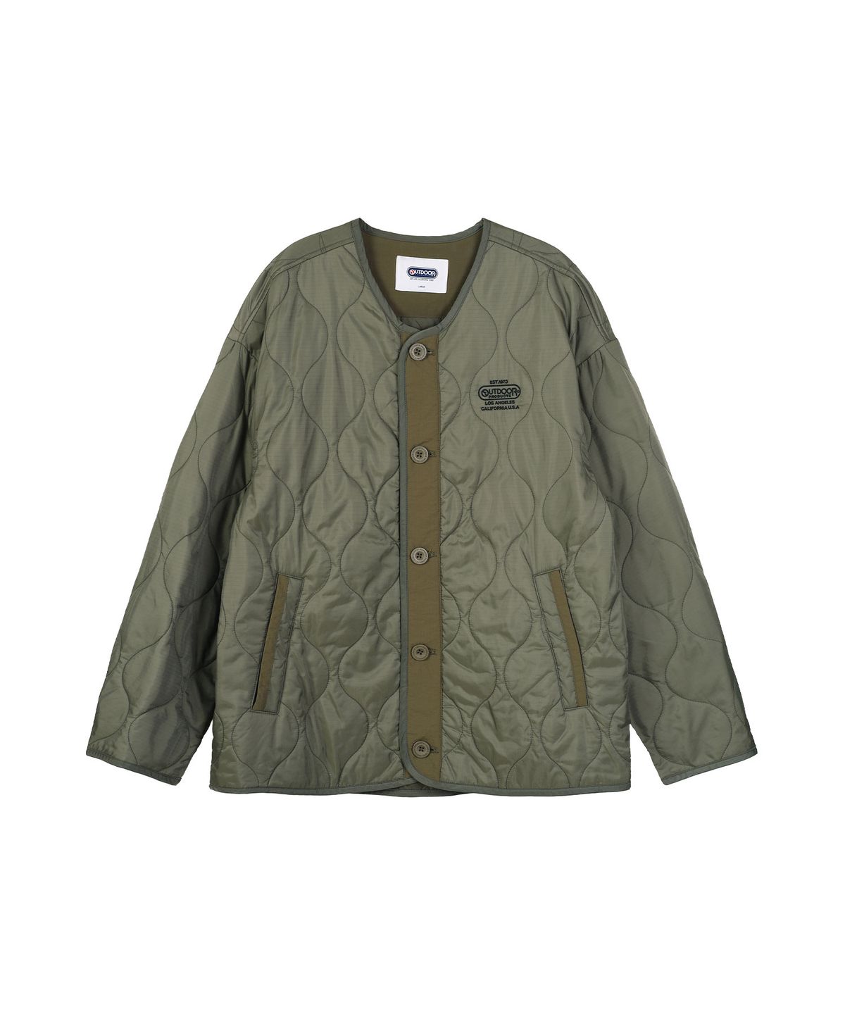 아웃도어 프로덕츠(OUTDOOR PRODUCTS) LINER QUILED JACKET (KHAKI)