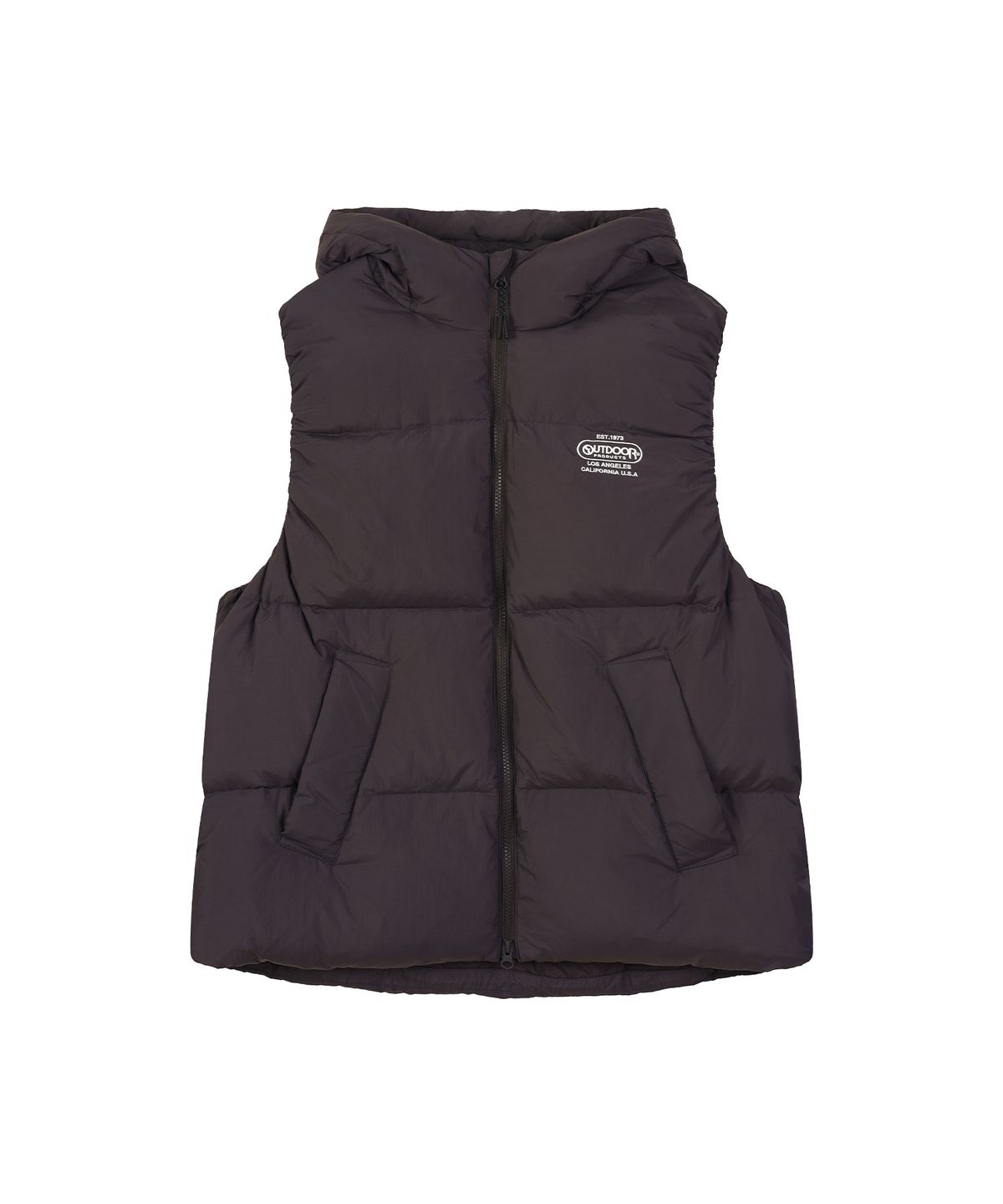 아웃도어 프로덕츠(OUTDOOR PRODUCTS) BASIC DOWN VEST (BROWN)