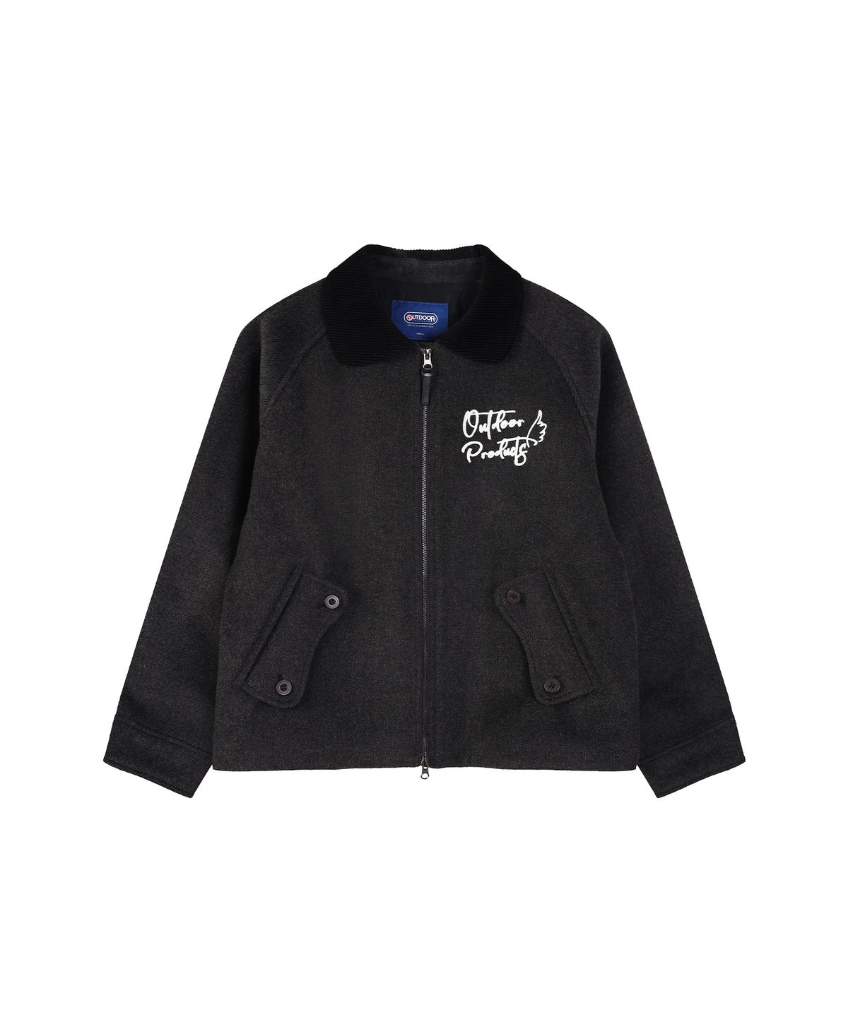 아웃도어 프로덕츠(OUTDOOR PRODUCTS) W ROUND COLLAR CHECK BLOUSON (CHARCOAL)