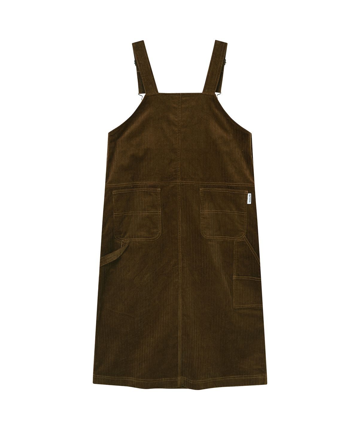 아웃도어 프로덕츠(OUTDOOR PRODUCTS) W CORDUROY CARPENTER OVERALL SKIRT (BROWN)