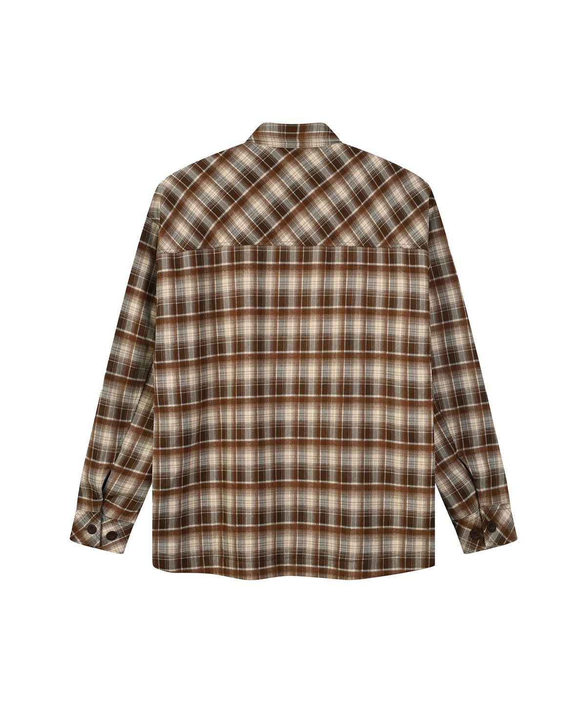 아웃도어 프로덕츠(OUTDOOR PRODUCTS) CHECK PADDED SHIRT (BROWN)