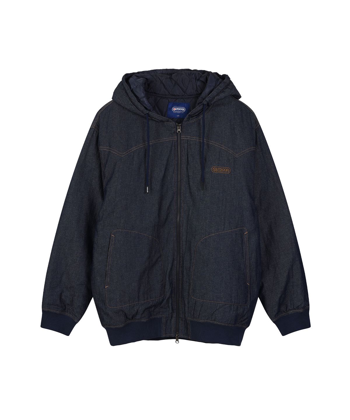 아웃도어 프로덕츠(OUTDOOR PRODUCTS) DENIM PADDING JACKET (INDIGO BLUE)