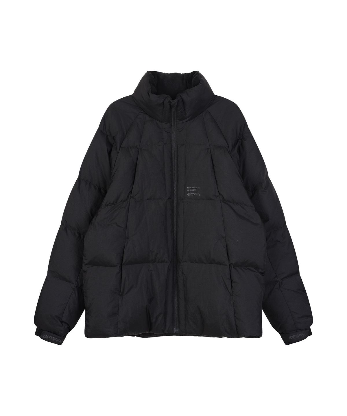 아웃도어 프로덕츠(OUTDOOR PRODUCTS) HIGH NECK LIGHT LINE POCKET DOWN (BLACK)