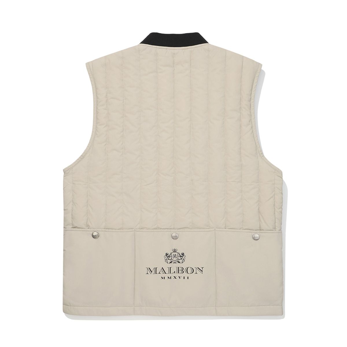 말본 골프(MALBON GOLF) 버킷 경량 다운 베스트 GREYISH BEIGE (MAN)