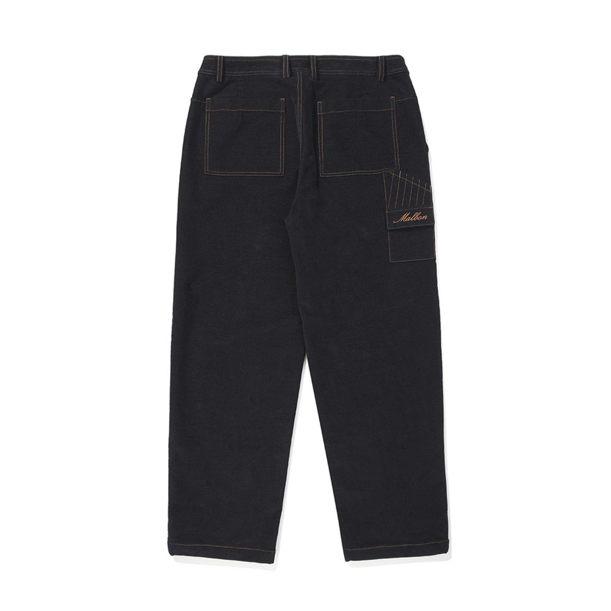 말본 골프(MALBON GOLF) 데님 라이크 릴렉스핏 팬츠 BLUE (MAN)