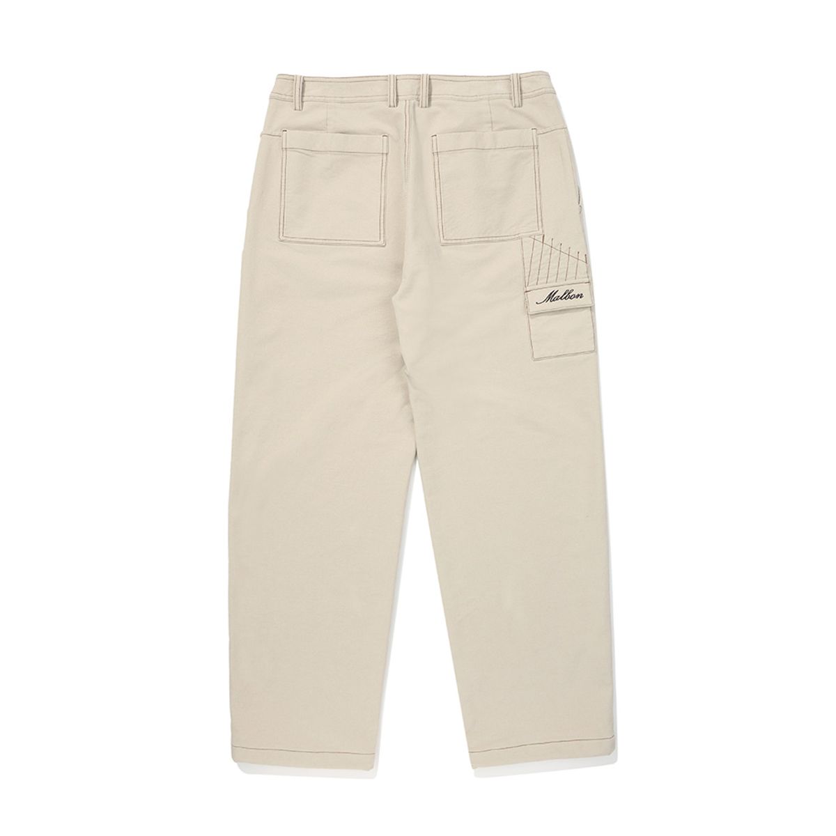 말본 골프(MALBON GOLF) 데님 라이크 릴렉스핏 팬츠 CREAM (MAN)