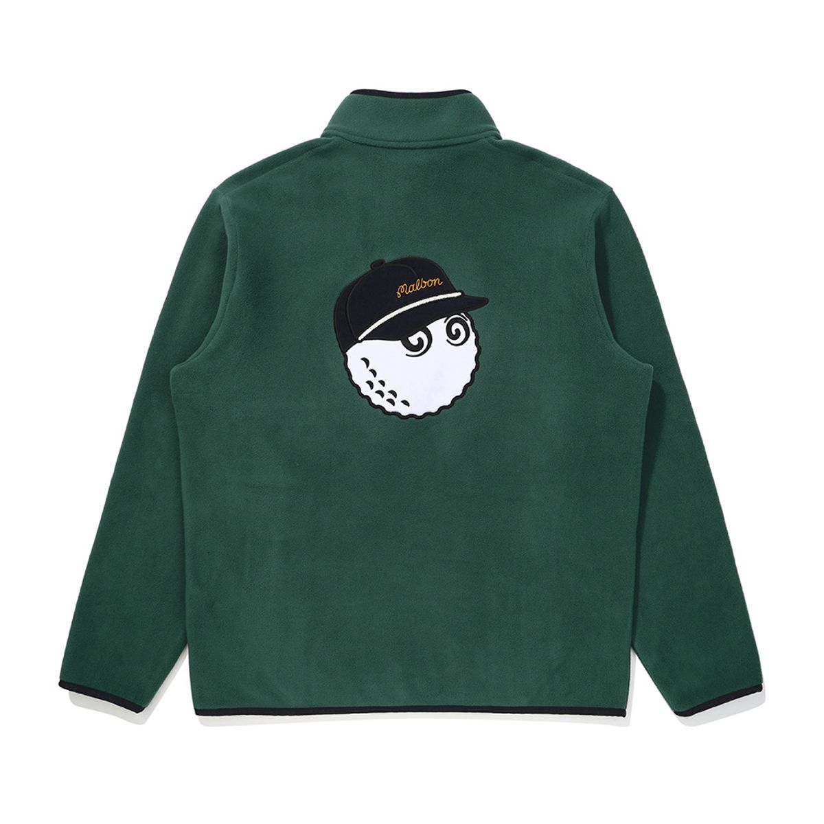 말본 골프(MALBON GOLF) 등판 버킷 포인트 플리스 티셔츠 GREEN (MAN)