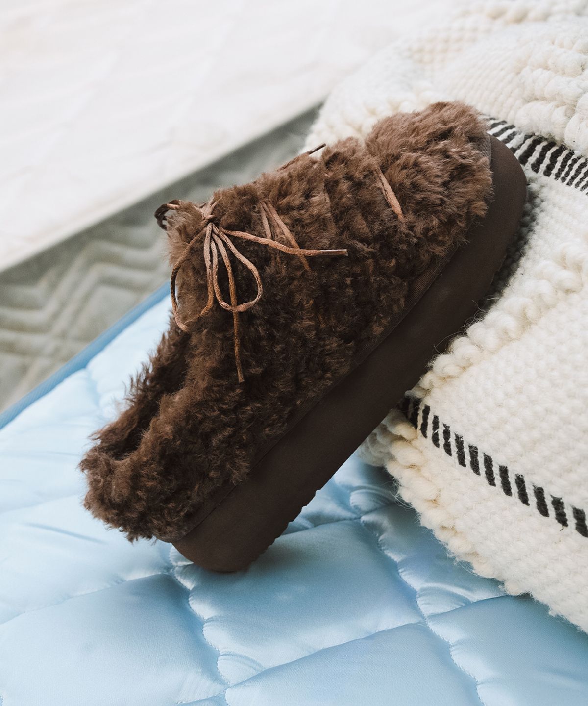 락피쉬웨더웨어(ROCKFISH WEATHERWEAR) CURLY FUR MULES - 5 colors