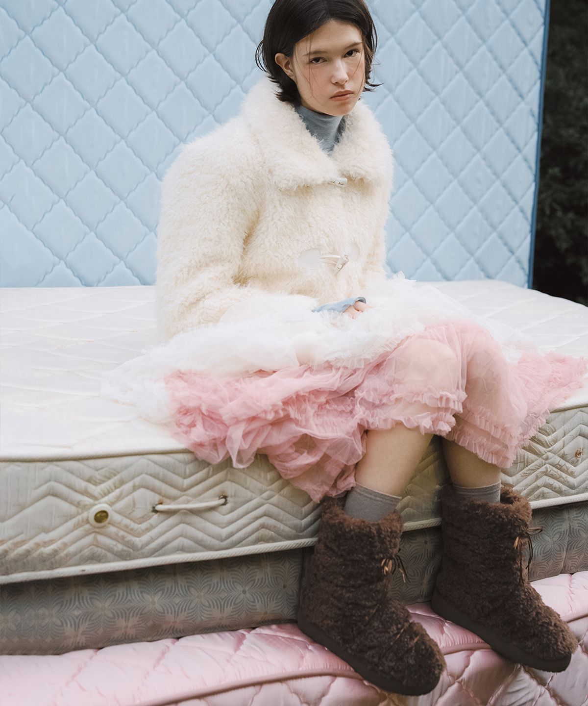 락피쉬웨더웨어(ROCKFISH WEATHERWEAR) CURLY FUR BOOTS MIDDLE - 5 colors