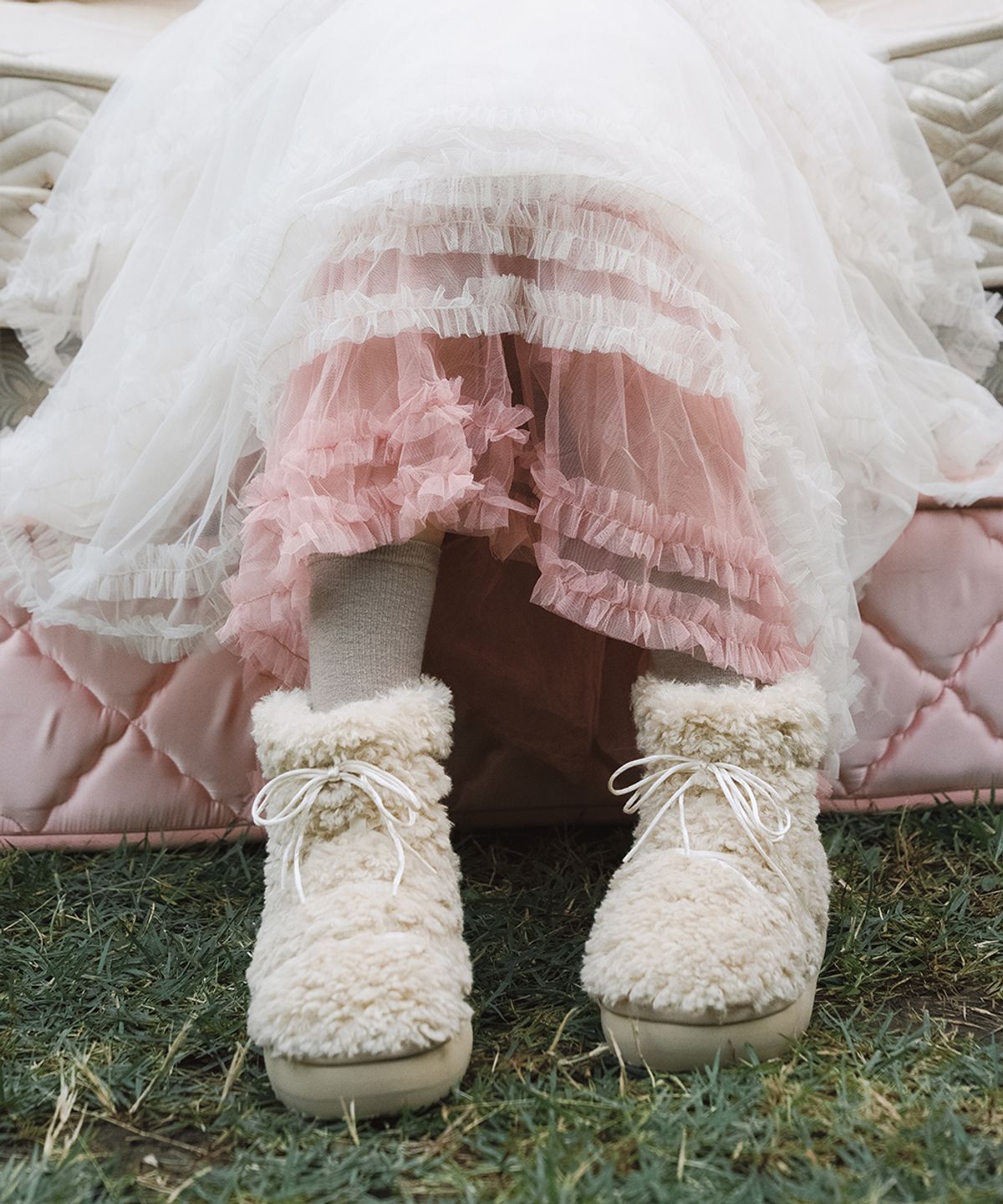 락피쉬웨더웨어(ROCKFISH WEATHERWEAR) CURLY FUR BOOTS SHORT - 5 colors