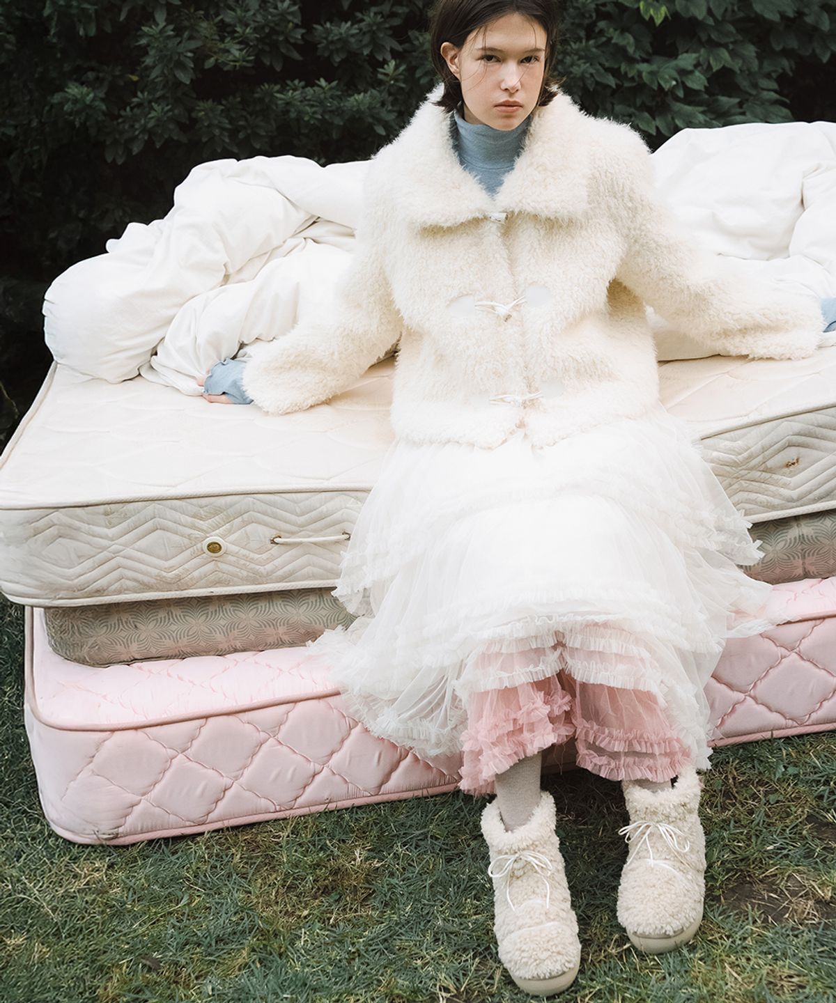 락피쉬웨더웨어(ROCKFISH WEATHERWEAR) CURLY FUR BOOTS SHORT - 5 colors