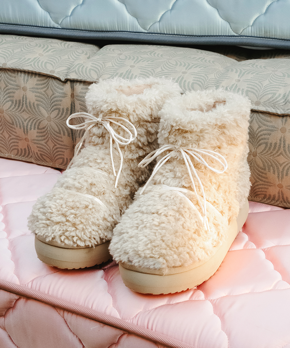 락피쉬웨더웨어(ROCKFISH WEATHERWEAR) CURLY FUR BOOTS SHORT - 5 colors