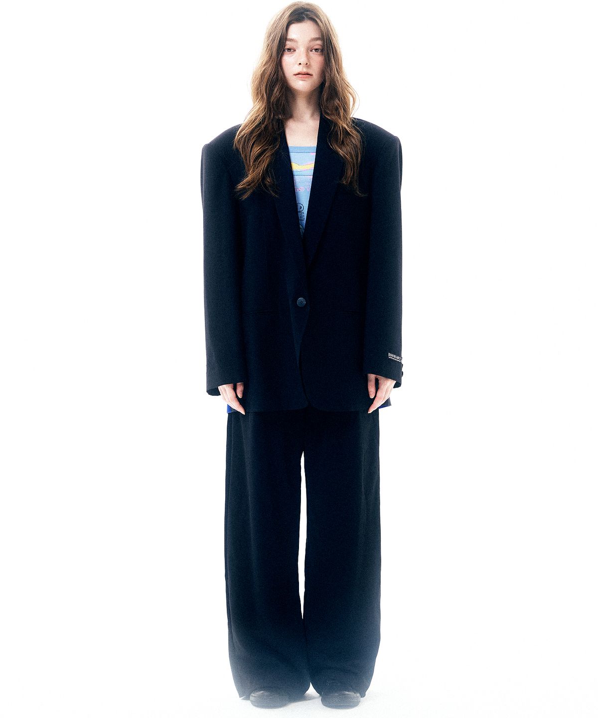 소이프유캔(SOIFUCAN) [셋업] 매치 믹스 블레이저 + Pants