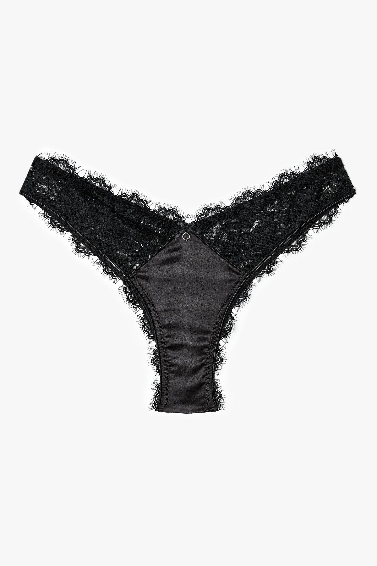 엠포리오 아르마니 언더웨어(EMPORIO ARMANI UNDERWEAR) 여성 플라워 자카드 브라질리언 브리프_블랙 0825311518