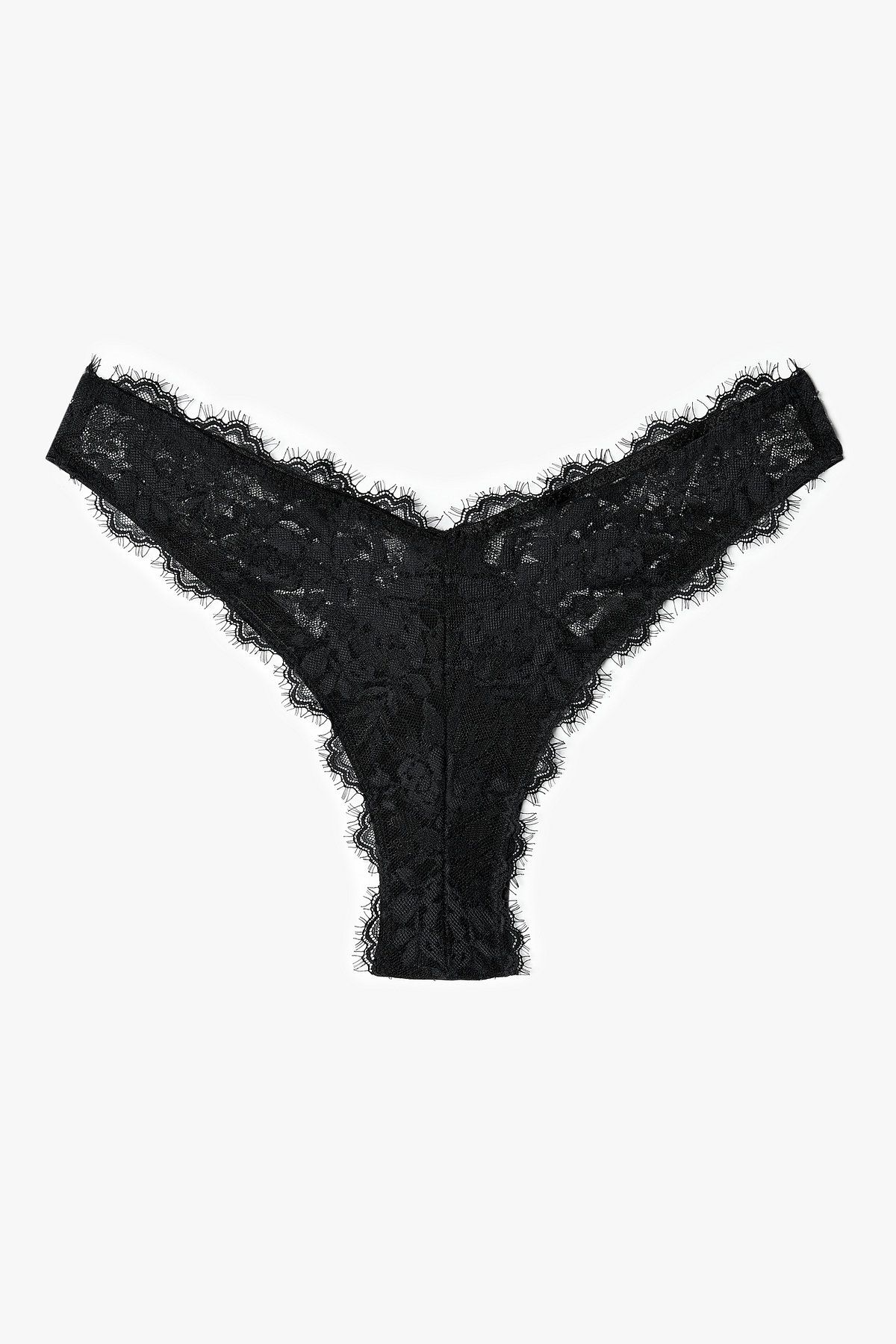 엠포리오 아르마니 언더웨어(EMPORIO ARMANI UNDERWEAR) 여성 플라워 자카드 브라질리언 브리프_블랙 0825311518