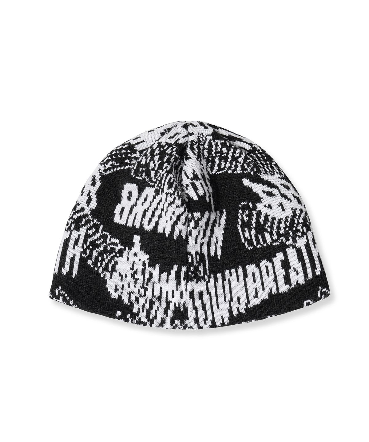 브라운브레스 키즈(BROWNBREATH KIDS) KIDS TAG OVERALL SHORT BEANIE - BLACK