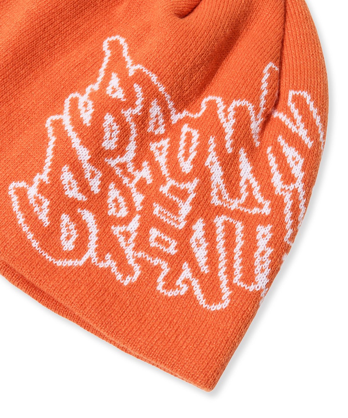 브라운브레스 키즈(BROWNBREATH KIDS) KIDS BIG TAG BEANIE - ORANGE