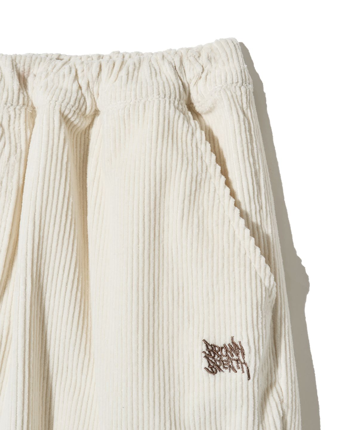 브라운브레스 키즈(BROWNBREATH KIDS) KIDS CORDUROY PANTS - CREAM