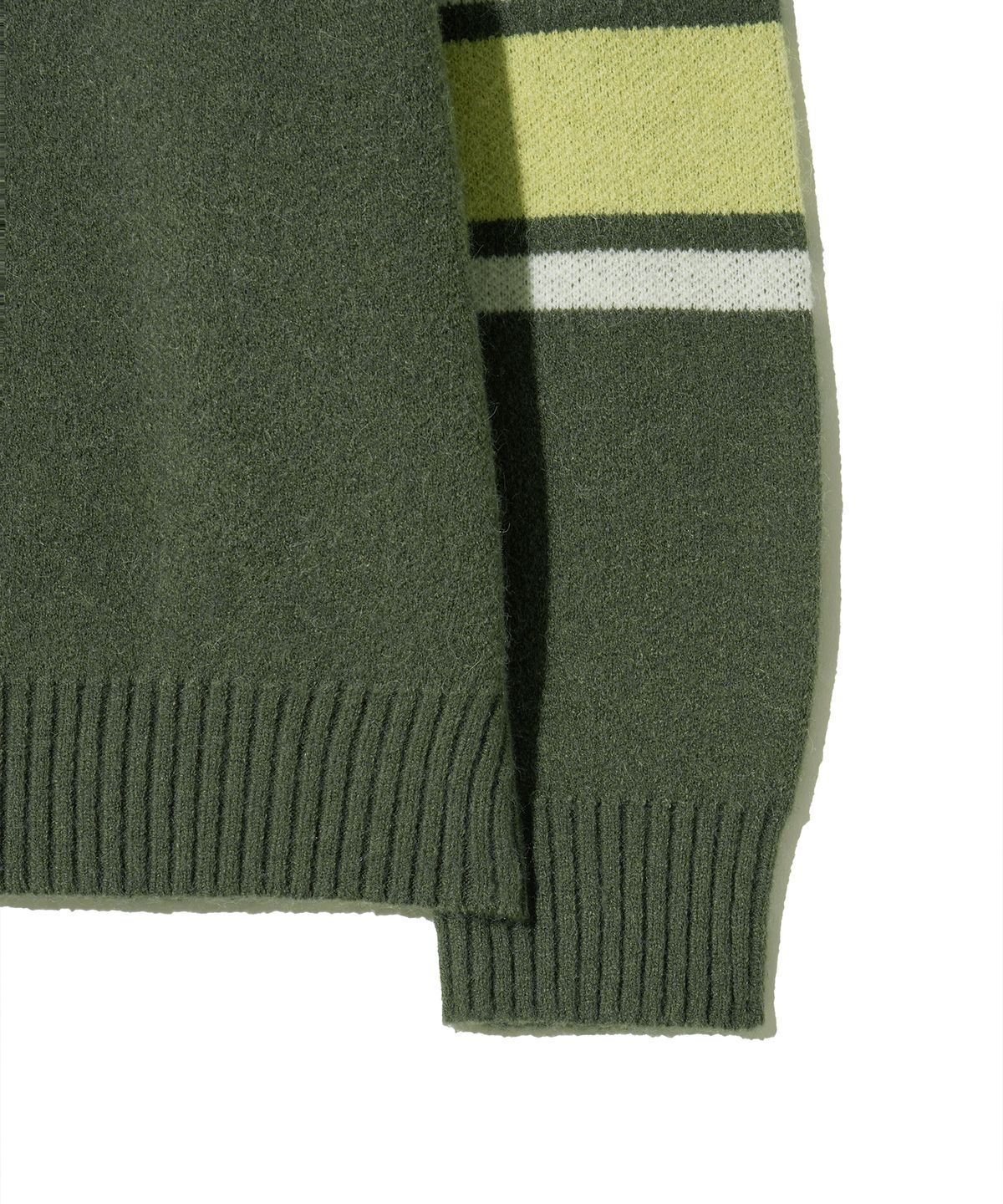 브라운브레스 키즈(BROWNBREATH KIDS) KIDS STAMP KNIT PULLOVER - KHAKI