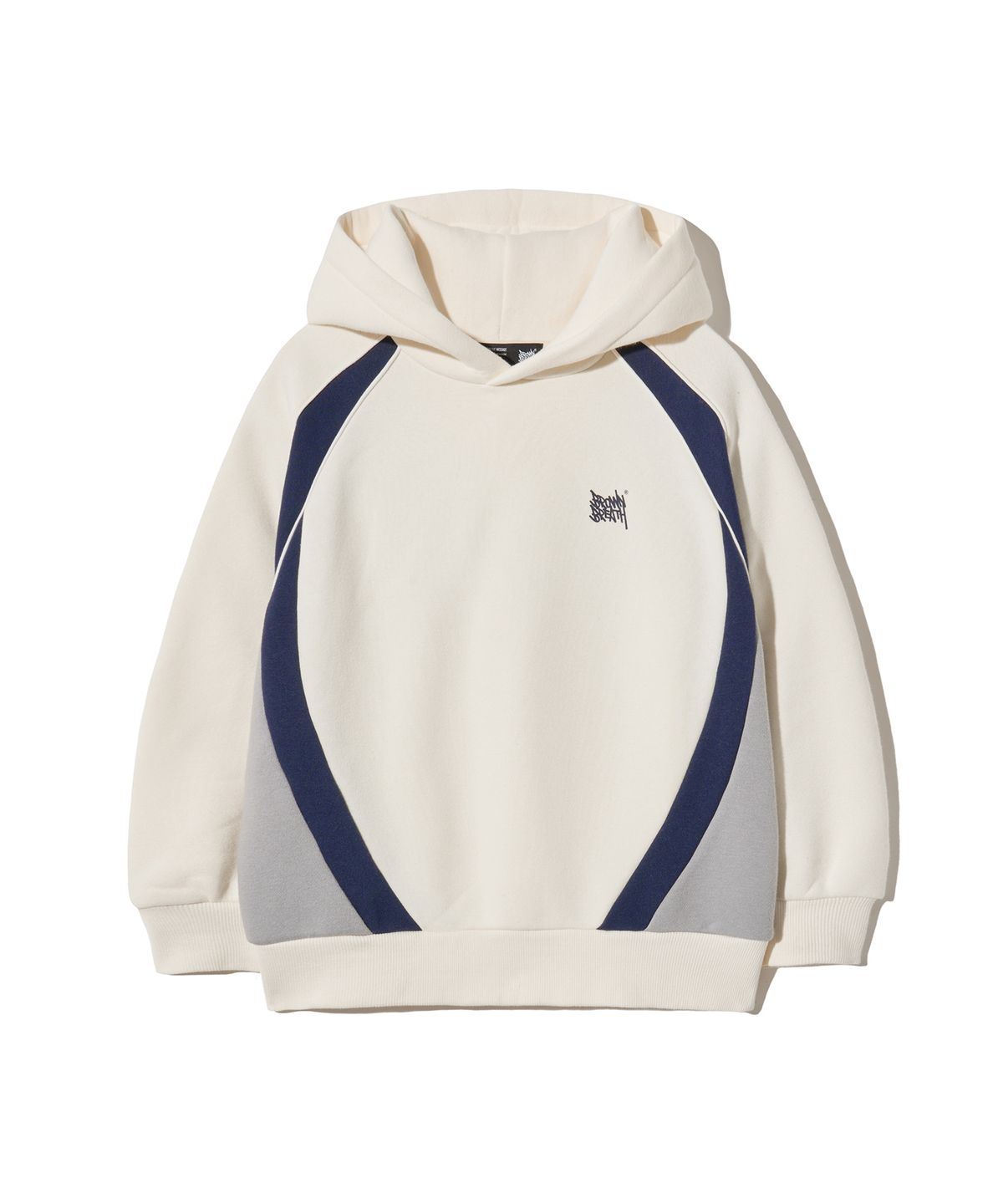 브라운브레스 키즈(BROWNBREATH KIDS) KIDS COLOR BLOCK HOODIE(기모) - IVORY