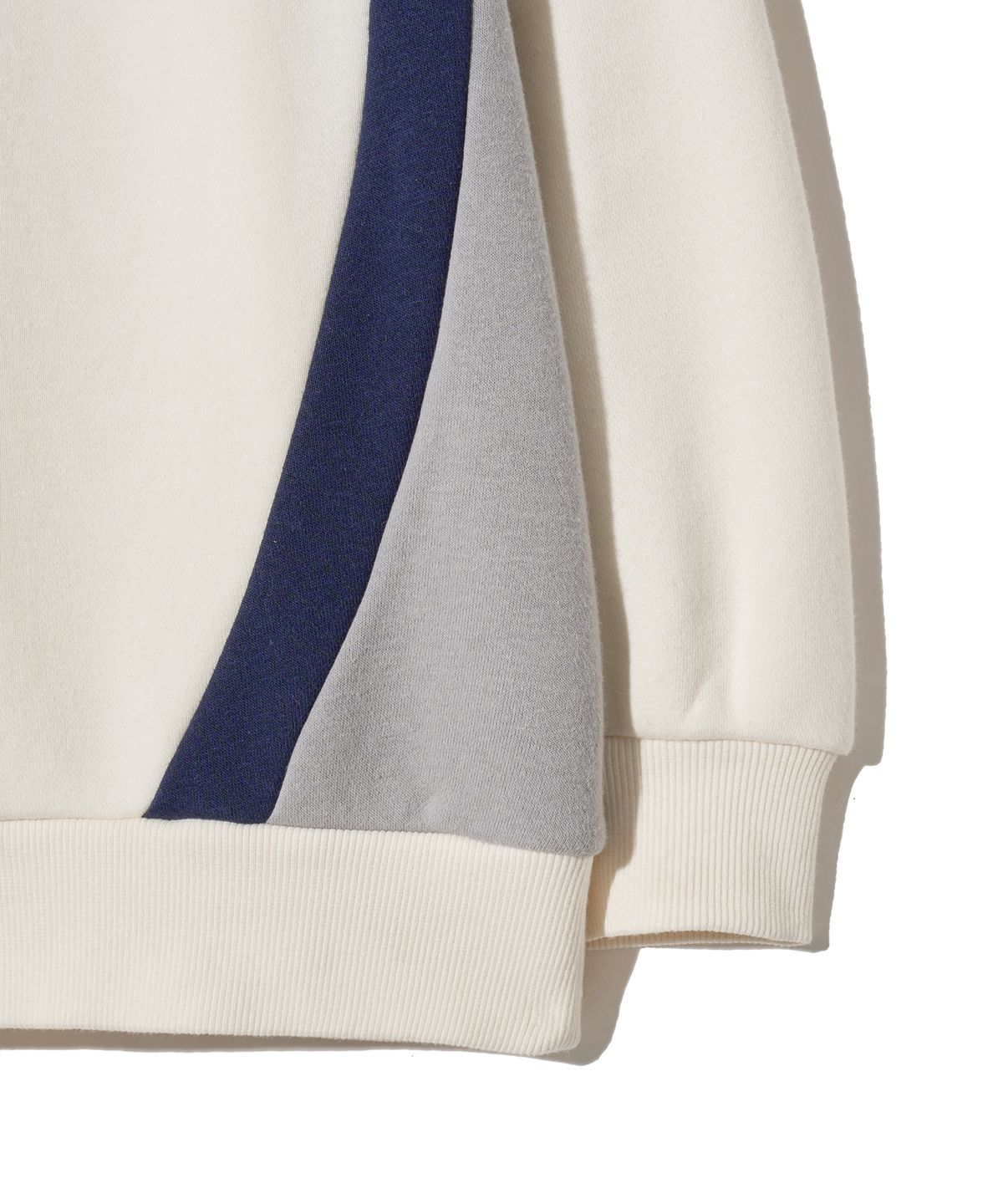 브라운브레스 키즈(BROWNBREATH KIDS) KIDS COLOR BLOCK HOODIE(기모) - IVORY
