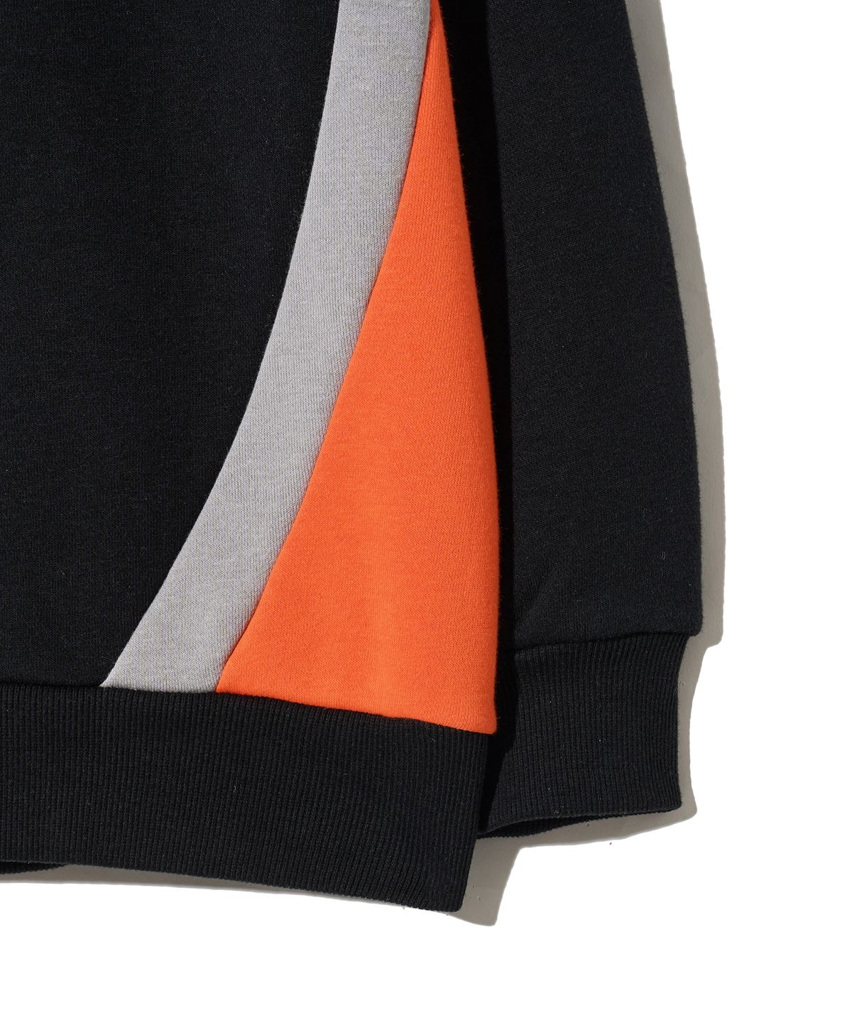 브라운브레스 키즈(BROWNBREATH KIDS) KIDS COLOR BLOCK HOODIE(기모) - BLACK