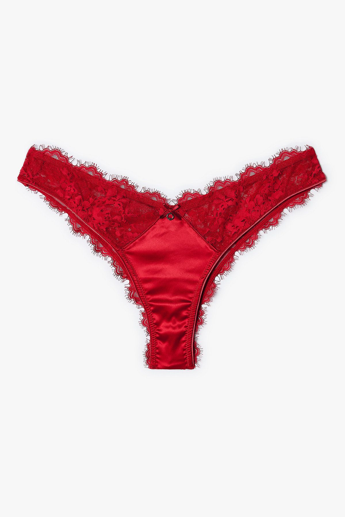 엠포리오 아르마니 언더웨어(EMPORIO ARMANI UNDERWEAR) 여성 플라워 자수 브라질리언 브리프_레드 0825311516
