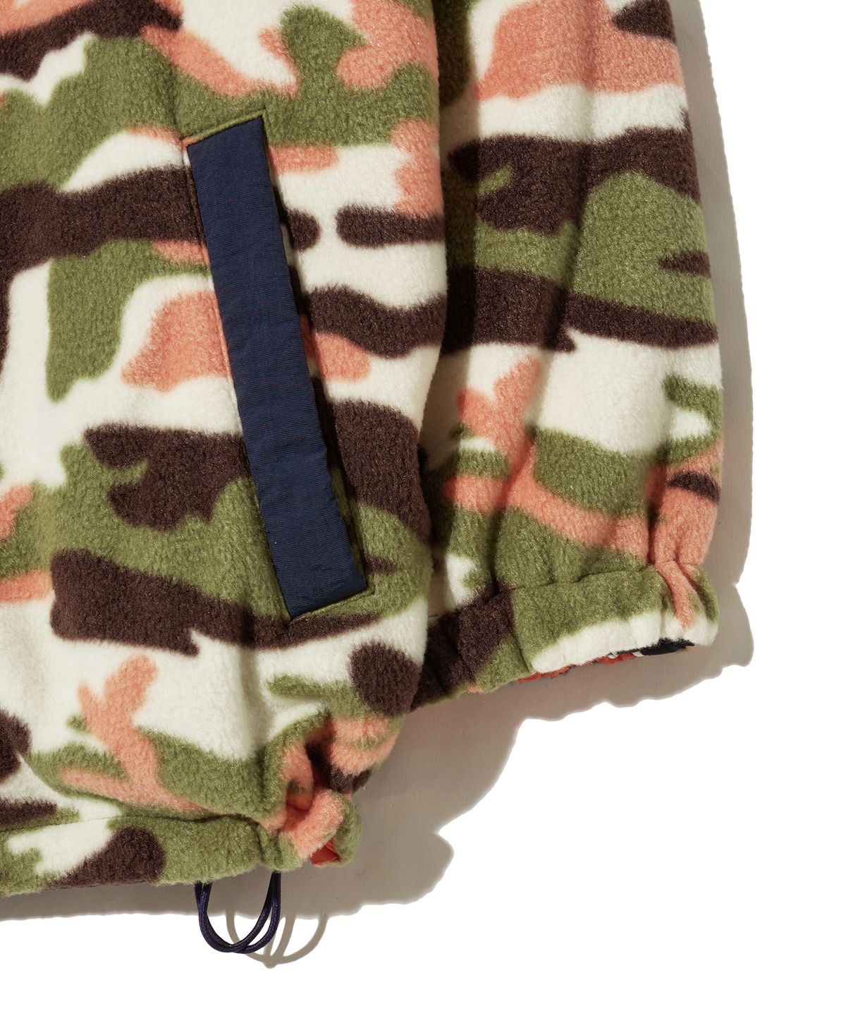 브라운브레스 키즈(BROWNBREATH KIDS) KIDS CAMO REVERSIBLE FLEECE JACKET - KHAKI