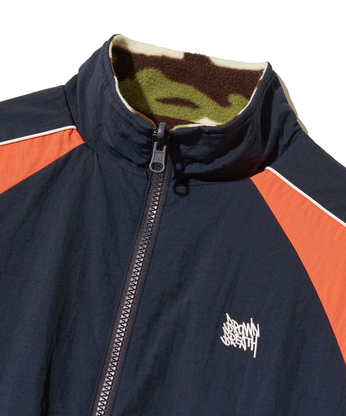 브라운브레스 키즈(BROWNBREATH KIDS) KIDS CAMO REVERSIBLE FLEECE JACKET - KHAKI