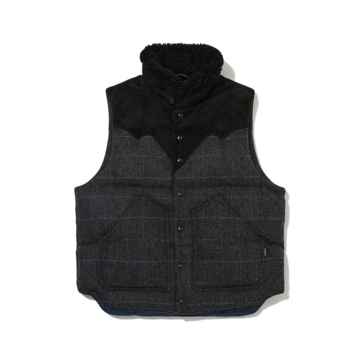 펜필드(PENFIELD) [TRAILWEAR] 50TH ANNIV. 락울 다운 베스트 블랙_FR4WD71U