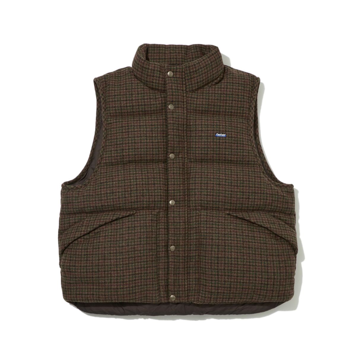 펜필드(PENFIELD) [TRAILWEAR] 하운드투스 아웃백 다운 베스트 브라운_FR4WD709
