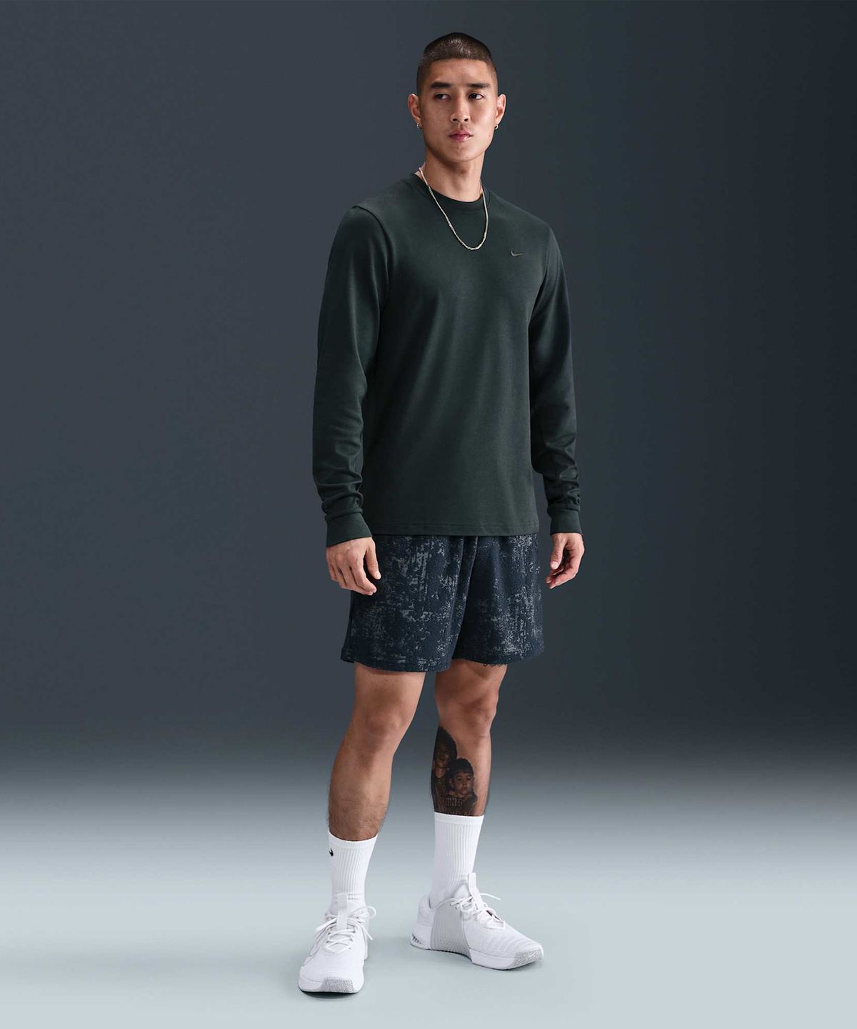 나이키(NIKE) 프라이머리 드라이 핏 긴소매 버서타일 탑 M - 씨위드 / FB8586-390