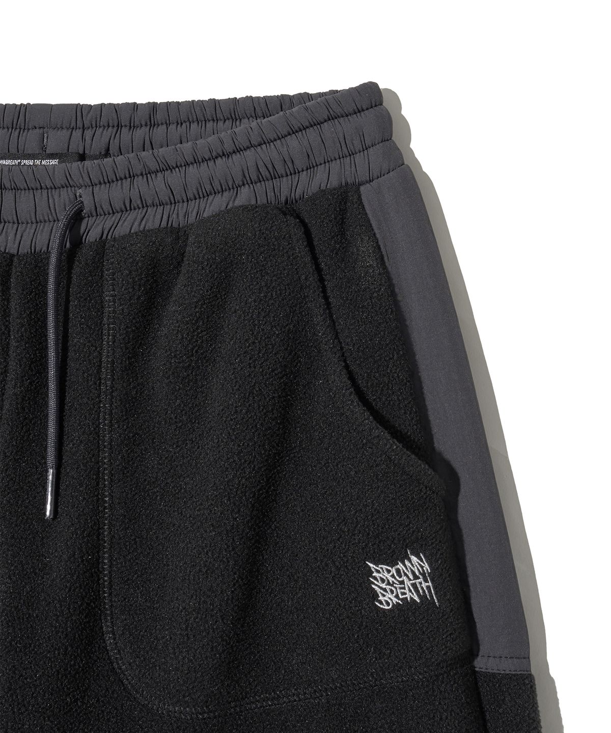 브라운브레스 키즈(BROWNBREATH KIDS) KIDS POLAR FLEECE PANTS - BLACK